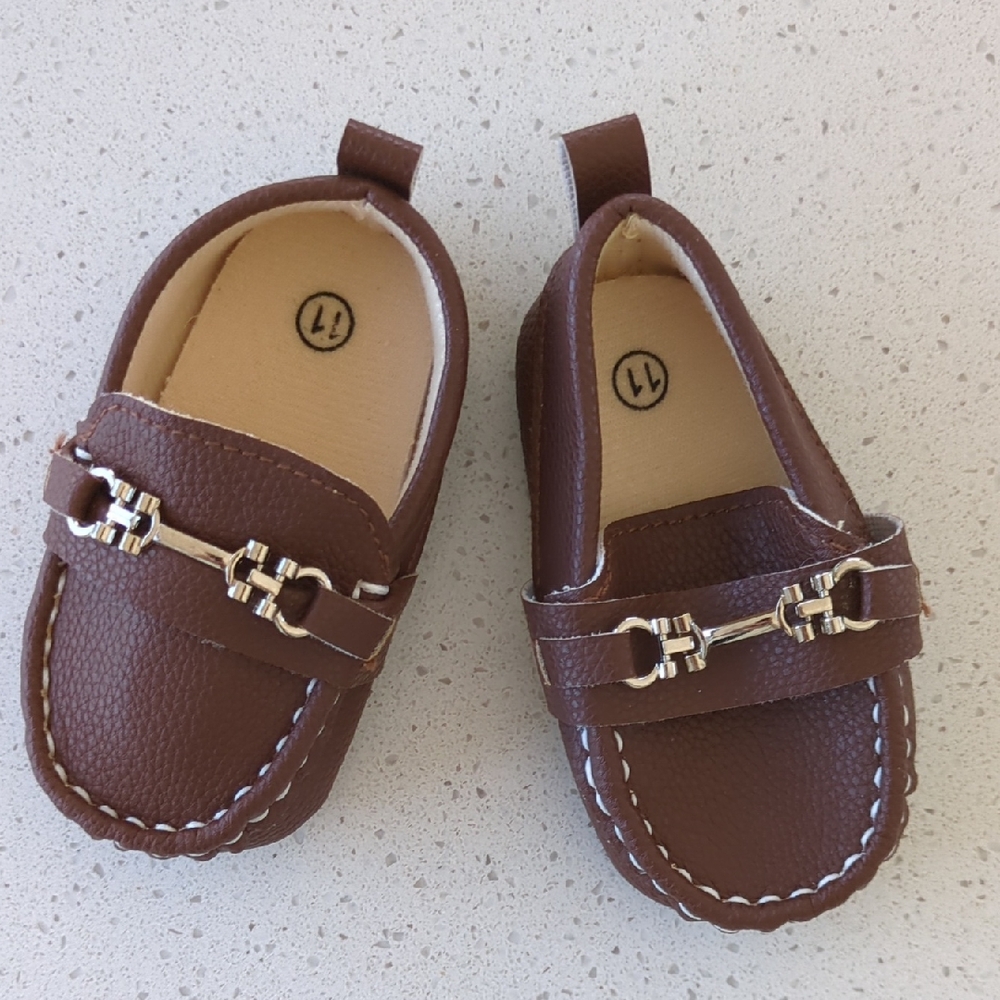 Brown Kids Loafers